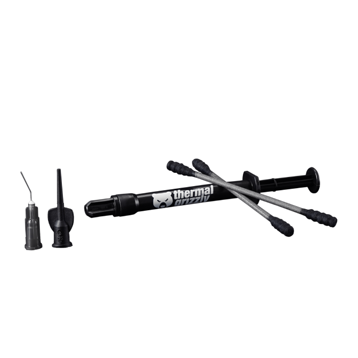 خمیر سیلیکون ترمال گریزلی 1 گرمی Conductonaut Liquid Metal  - 4