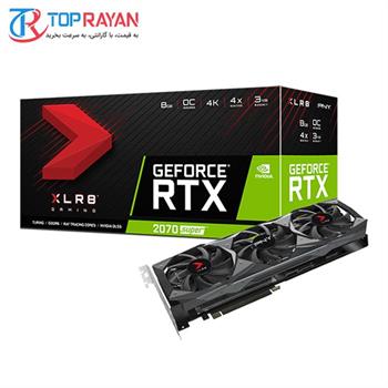 کارت گرافیک پی ان وای مدل GeForce RTX 2070 SUPER XLR8 Gaming Overclocked - 4