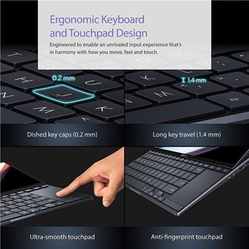 لپ تاپ 14.5 اینچی ایسوس مدل ZenBook Pro Duo 14 UX8402ZE پردازنده Core i7 12700H رم 16GB حافظه 1TB SSD گرافیک4GB RTX3050Ti - 14