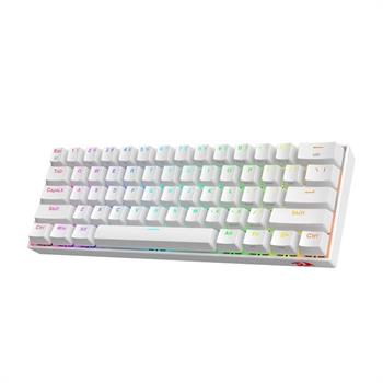 کیبورد مخصوص بازی ردراگون رنگ سفید مدل Draconic K530 Pro