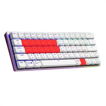  کیبورد مکانیکال گیمینگ با سیم و بی سیم کولرمستر SK622 SILVER  - 4