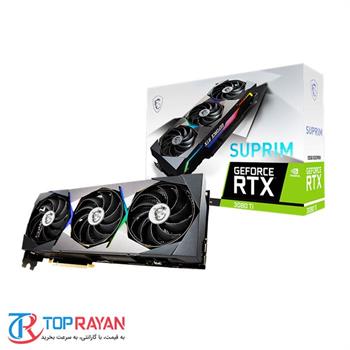 کارت گرافیک ام اس آی GeForce RTX 3080 Ti SUPRIM 12G LHR - 3