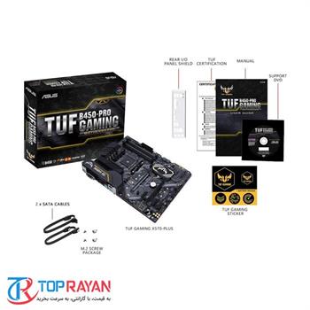 مادربرد ایسوس مدل TUF B450-PRO GAMING سوکت AM4 - 4