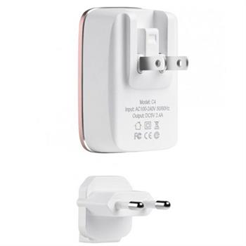 شارژر دیواری الدینیو مدل A1204Q به همراه کابل تبدیل USB-C - 3