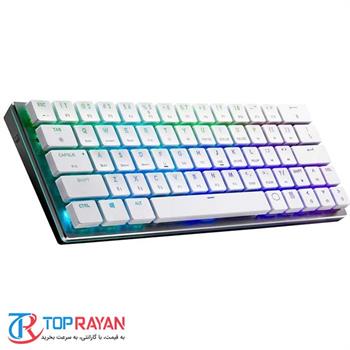 کیبورد گیمینگ بی سیم کولرمستر مدل SK621 White - 3