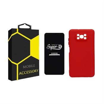 کاور سیلیکونی مناسب برای گوشی موبایل شیائومی Poco X3 / X3 NFC / X3 Pro به همراه محافظ صفحه نمایش - 2