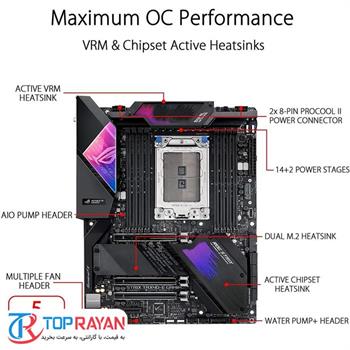 مادربرد ایسوس مدل ROG Strix TRX40-E Gaming - 3