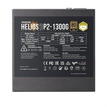 پاور کامپیوتر فول ماژولار 1300 وات گیم دیاس Helios P2 1300G - 6