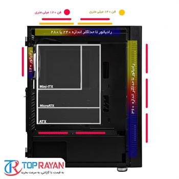 کیس کامپیوتر مستر تک Master Tech S400 - 7