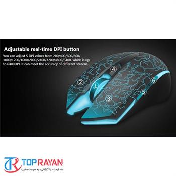 ماوس و کیبورد با سیم گیمینگ رپو مدل V100S - 3
