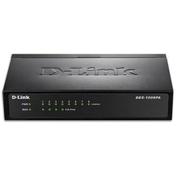 سوییچ 8 پورت POE دی-لینک مدل DES-1008PA - 2