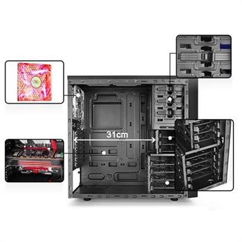 کیس کامپیوتر دیپ کول مدل TESSERACT SW-RD - 6