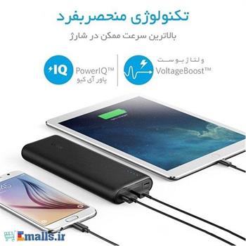 شارژر همراه انکر مدل A1252 PowerCore با ظرفیت 15600 میلی آمپر ساعت - 8