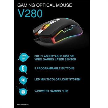 ماوس با سیم گیمینگ راپو مدل V280  - 4