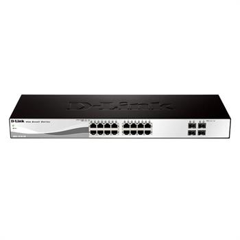 سوییچ 20 پورت و گیگابیتی دی-لینک مدل DGS-1210-20 با 16 پورت UTP و 4 پورت SFP - 2