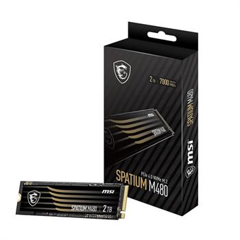 حافظه SSD اینترنال ام اس آی مدل SPATIUM M480 PCIe 4.0 NVMe M.2 ظرفیت 2TB