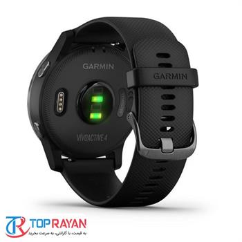 ساعت ورزشی گارمین مدل VivoActive ۴ Black with Slate Hardware - 6