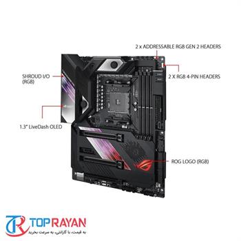 مادربرد ایسوس مدل ROG Crosshair VIII Formula - 2