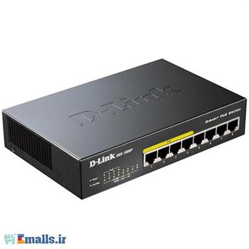 سوئیچ دی لینک DGS-1210-10P هشت پورت - 4