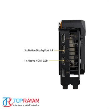 کارت گرافیک ایسوس مدل TUF 3-RX5600XT-O۶G-EVO-GAMING با حافظه 6 گیگابایت - 6