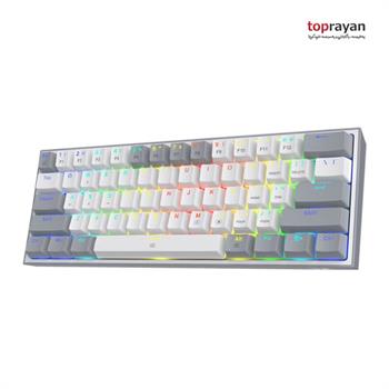 کیبورد مکانیکال گیمینگ ردراگون K617 FIZZ RGB White/Grey - 2
