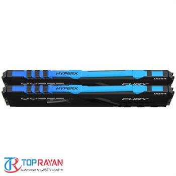 رم کینگستون سری HyperX Fury RGB با ظرفیت 16 گیگابایت و فرکانس 3200 مگاهرتز  - 4