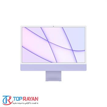 Apple iMac Z130 M1 chip 8-Core CPU 8-Core GPU 256GB SSD 24-inch 4.5K Retina Display Purple All in One - 2