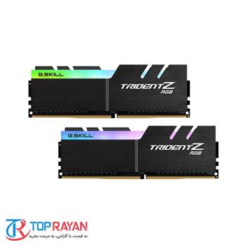 رم کامپیوتر DDR4 دو کاناله 3200 مگاهرتز CL16 جی اسکیل مدل TridentZ RGB ظرفیت 32 گیگابایت - 3