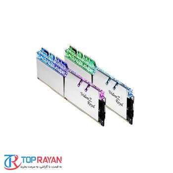 رم کامپیوتر RAM جی اسکیل دو کاناله مدل Trident Z Royal RS DDR4 4000MHz CL18 Dual ظرفیت 32 گیگابایت - 4