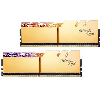 رم کامپیوتر RAM جی اسکیل دو کاناله مدل Trident Z Royal RG DDR4 4266MHz CL17 Dual ظرفیت 32 گیگابایت