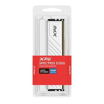 رم دسکتاپ DDR4 تک کاناله 3600 مگاهرتز CL18 ای دیتا ایکس پی جی مدل SPECTRIX D35 ظرفیت 8 گیگابایت سفید  - 2