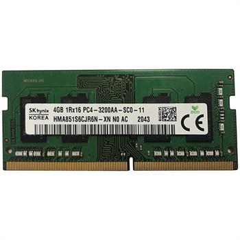 رم لپ تاپ DDR4 هاینیکس 4 گیگابایت با فرکانس 3200 مگاهرتز