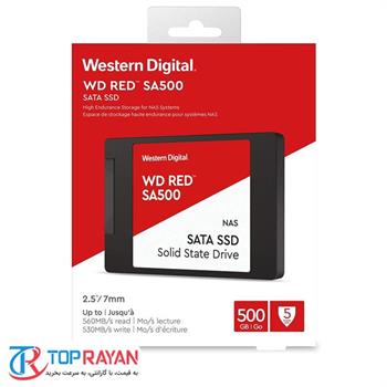حافظه اس اس دی وسترن دیجیتال مدل Red SA500 با ظرفیت 500 گیگابایت - 3