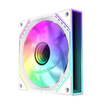فن کیس گیمینگ گیم مکس مدل FN12A-S3I RB White - 3