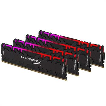 رم کامپیوتر ۴کاناله کینگستون مدل HyperX Predator RGB با حافظه ۳۲ گیگابایت و فرکانس ۳۶۰۰ مگاهرتز