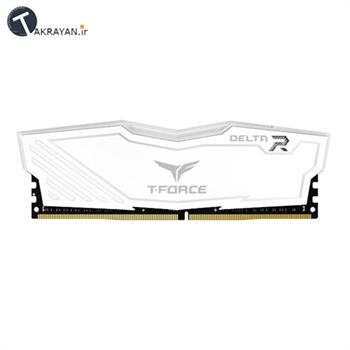 رم دسکتاپ DDR4 تک کاناله 2666 مگاهرتز CL15 تیم گروپ مدل T-Force Delta RGB ظرفیت 8 گیگابایت - 8