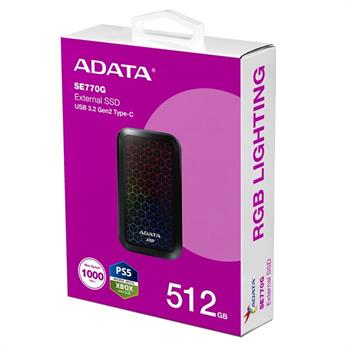 حافظه اس اس دی اکسترنال ای دیتا مدل SE770G ظرفیت 512 گیگابایت  - 6