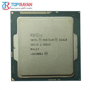 سی پی یو اینتل بدون باکس Pentium G3420 CPU - 2