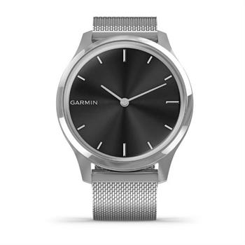 ساعت گارمین مدل vívomove Luxe Silver stainless steel case with silver Milanese band  - 2