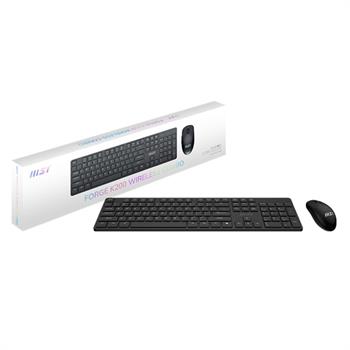 کیبورد و موس بی سیم اداری ام اس آی FORGE K200 COMBO - 5