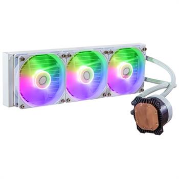 فن پردازنده مایع کولر مستر سفید FAN 360L CORE ARGB WHITE - 2