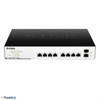 سوئیچ 10 پورت و مدیریتی دی لینک دی جی اس 1100 10 ام پی - 5