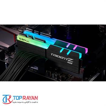 رم کامپیوتر DDR4 دو کاناله 3200 مگاهرتز CL16 جی اسکیل مدل TridentZ RGB ظرفیت 32 گیگابایت - 4