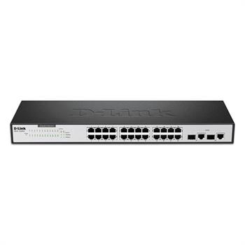 سوییچ 24 پورت مگابیتی، غیر مدیریتی و رکمونت دی-لینک مدل DES-1026G با دو پورت گیگابیتی - 2