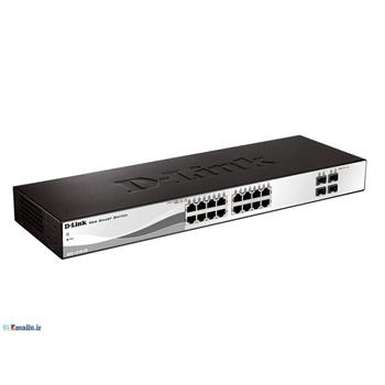 سوییچ 20 پورت و گیگابیتی دی-لینک مدل DGS-1210-20 با 16 پورت UTP و 4 پورت SFP - 3