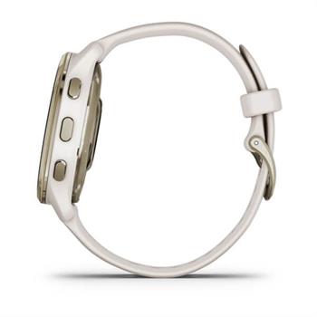 ساعت گارمین مدل Venu 2 Plus Cream Gold Stainless Steel Bezel With Ivory Case And Silicone Band - 7
