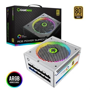 پاور گیم‌مکس 850 وات GAMEMAX RGB-850 White Gold Full Modular - 8