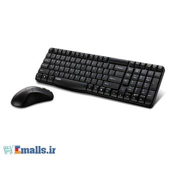 کیبورد و ماوس اپتیکال و بی‌سیم رپو مدل X1800 PRO - 5