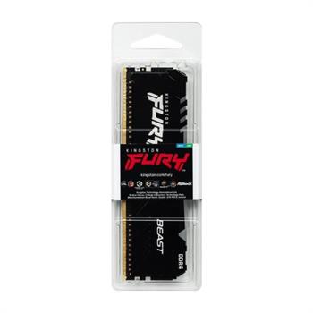 رم کینگستون سری HyperX Fury RGB با ظرفیت 16 گیگابایت و فرکانس 3200 مگاهرتز  - 4