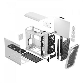 کیس Fractal Design Torrent - White TG Clear Tint - 8
